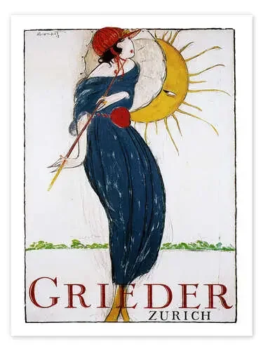 Grieder, Zúrich de Charles Loupot Master Collection