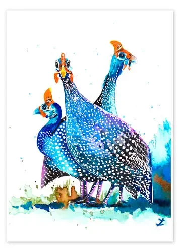 Guinea Fowls de Zaira Dzhaubaeva