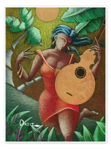Guitar player de Oscar Ortiz Bridgeman Images