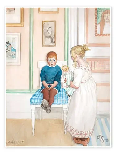 Gunlög ¿Me tienes miedo? de Carl Larsson Master Collection