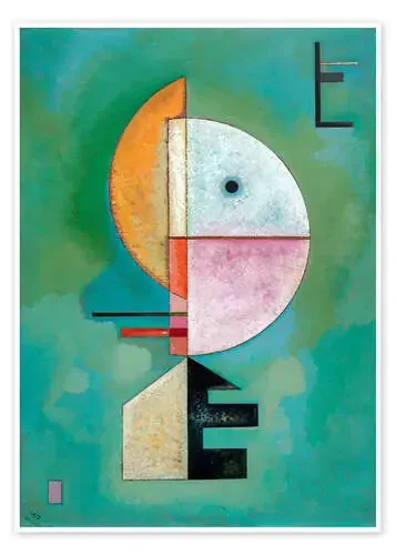Hacia arriba de Wassily Kandinsky Master Collection