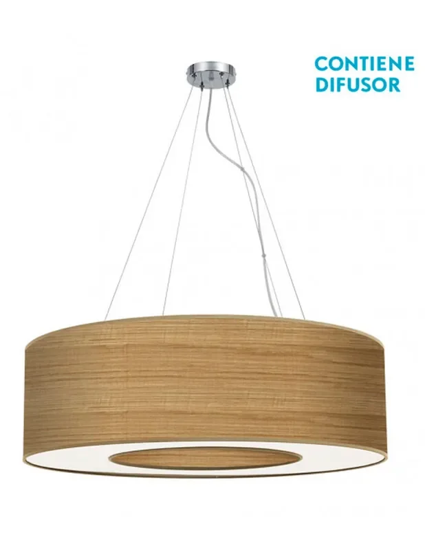 Haití Lámpara 50, 65 u 80 cm Madera Clara