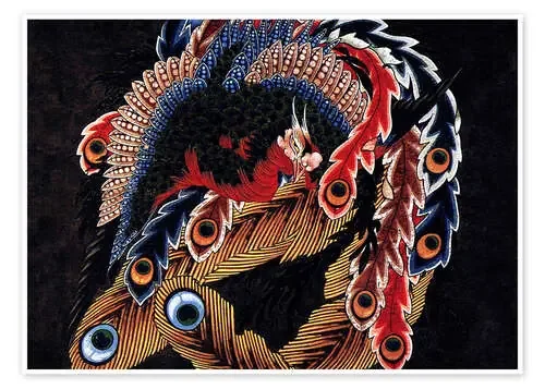 Happonirami Phoenix de Katsushika Hokusai Master Collection