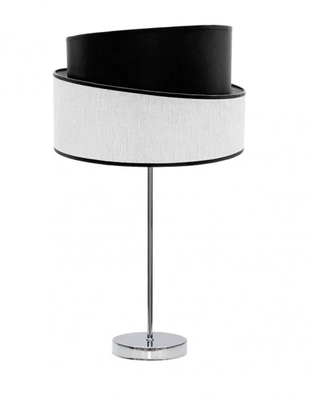 Hara Lámpara de Mesa Blanco y Negro 45 ó 66 cm