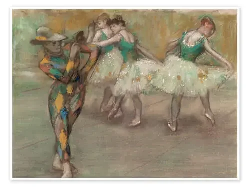 Harlequin de Edgar Degas Master Collection
