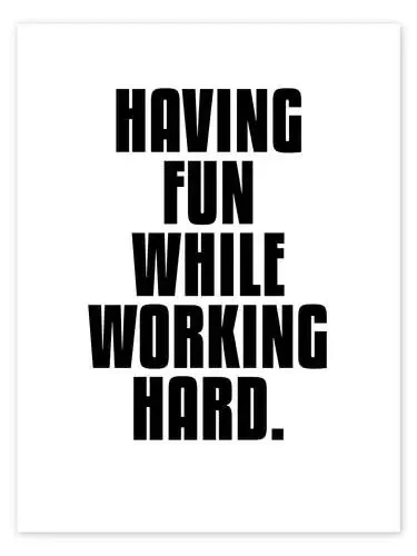 Having Fun While Working Hard. I de Typobox Editors Choice