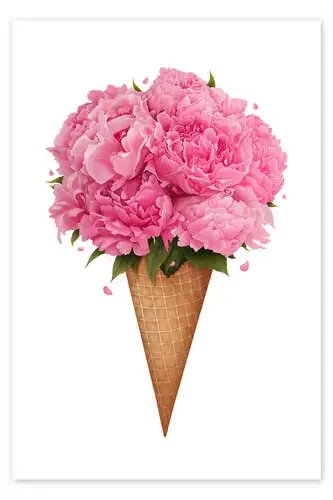 Helado Con Peonias de Valeriya Korenkova