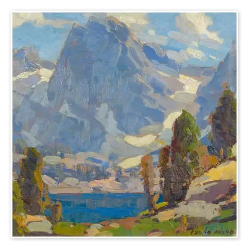 High Sierra, escena de la montaña de Edgar Alwin Payne Master Collection