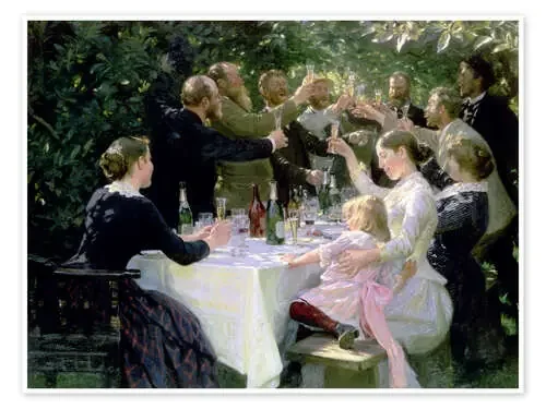 Hip, hip, hurra! de Peder Severin Krøyer Bridgeman Images