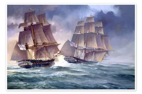 HMS Endymion and USS President de Rob Johnson MGL Licensing