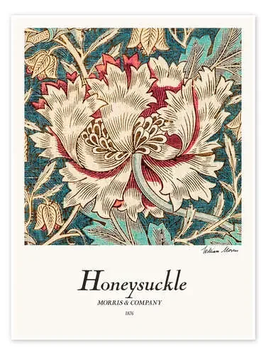 Honeysuckle de William Morris Exhibition Posters