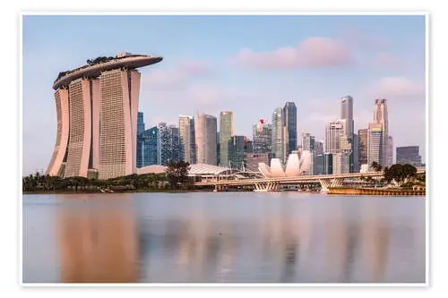 Horizonte de Singapur por la mañana de Matteo Colombo