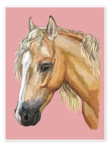 Horse on pink de Kidz Collection Editors Choice