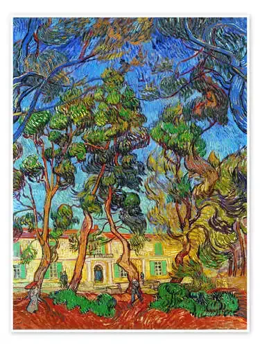 Hospital at Saint-Rémy, 1889 de Vincent van Gogh Granger Collection