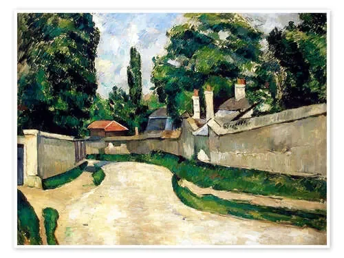 Houses Along a Road de Paul Cézanne Bridgeman Images
