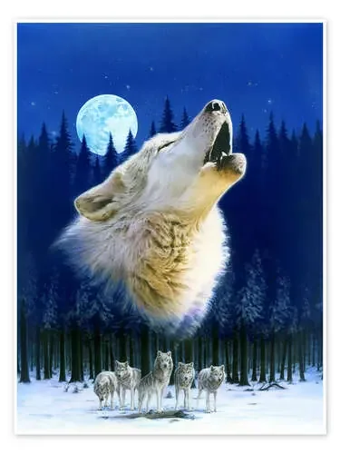 Howling wolf de Robin Koni MGL Licensing