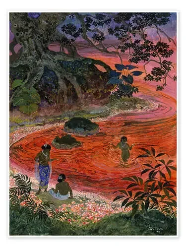 Illustration From the Book ‘Le Chariot de Terre Cuite‘, 1921 de Leon Georges Carre Bridgeman Images