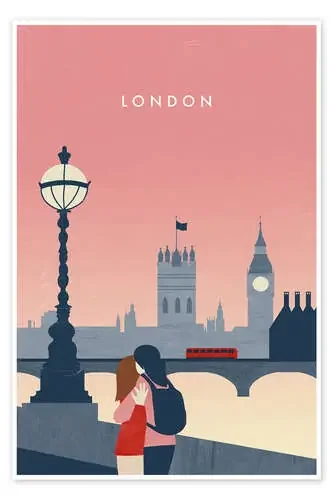 Ilustración de Londres de Katinka Reinke