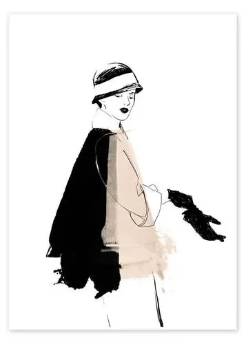 Ilustración de moda de los años veinte. de Wadim Petunin