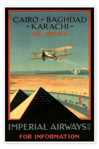Imperial Airways – Cairo a Karachi de Vintage Travel Collection