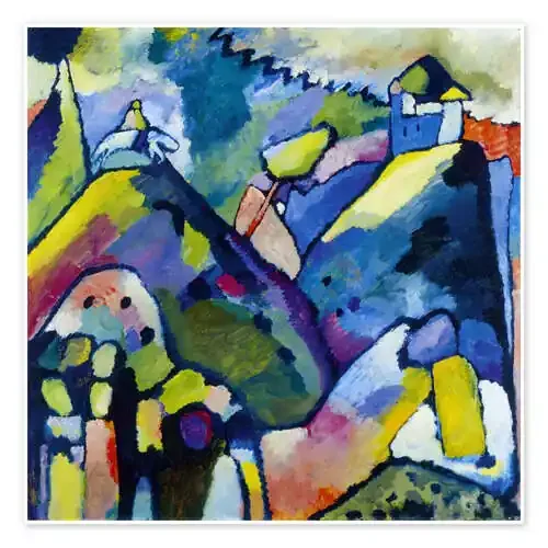 Improvisación 9 de Wassily Kandinsky Master Collection