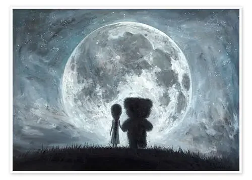 In my dreams you always bring me to the Moon de Adrian Borda