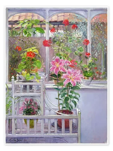 In the winter garden de Timothy Easton Bridgeman Images