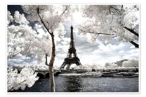 Infrarrojo, Torre Eiffel de París de Philippe HUGONNARD
