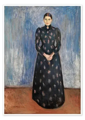Inger in Black and Violet de Edvard Munch Master Collection