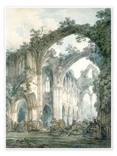 Interior de la abadía de Tintern de Joseph Mallord William Turner Master Collection