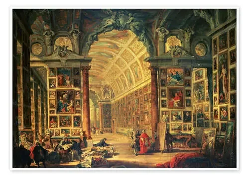 Interior de la galería colonna de Giovanni Paolo Pannini Bridgeman Images
