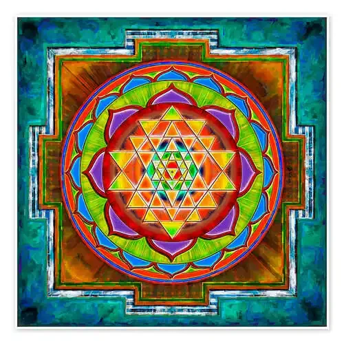 Intuición Sri Yantra – Obra de arte II de Dirk Czarnota