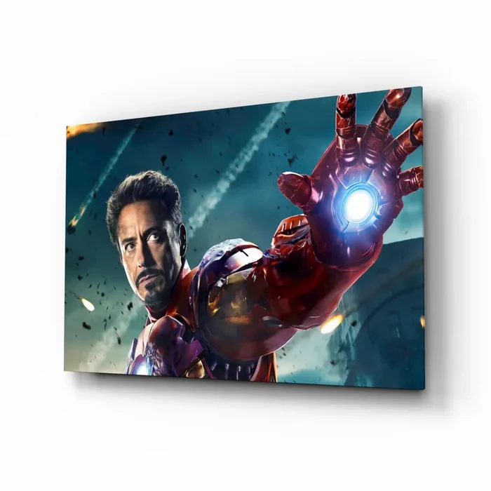Iron Man Glass Wall Art – 28.5 » x 18 «