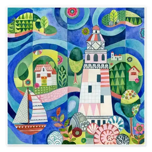 Island Lighthouse de Janet Broxon