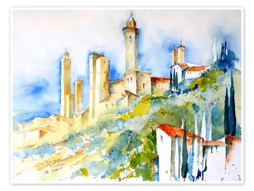 Italien San Gimignano de Brigitte Dürr
