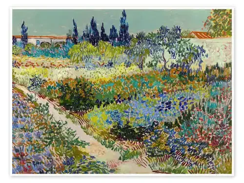 Jardín en Arles, 1888 de Vincent van Gogh Granger Collection