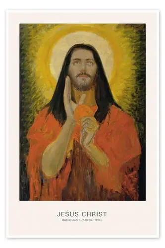 Jesus Christ, 1915 de Maximilian Kurzweil Exhibition Posters