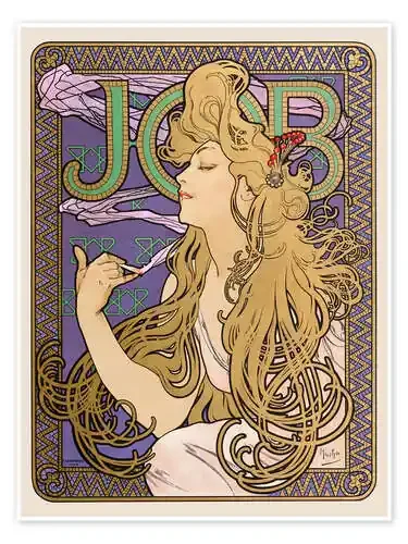 Job, oro de Alfons Mucha Master Collection