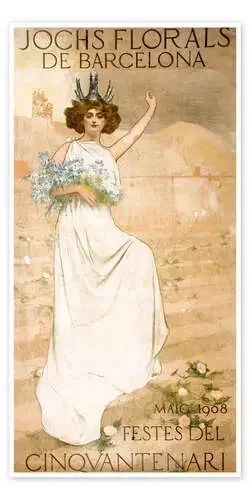 Jochs Florals de Barcelona de Ramon Casas i Carbó Master Collection