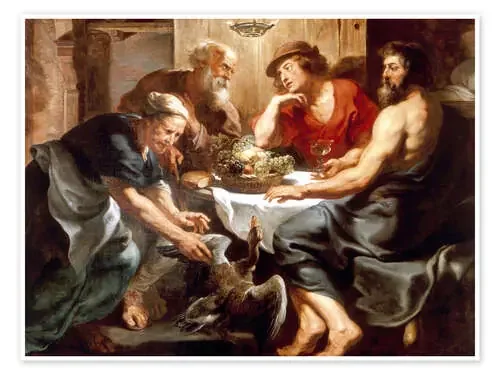 Jupiter and Mercury with Philemon and Baucis de Peter Paul Rubens akg-images