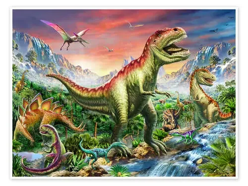 Jurassic Forest de Adrian Chesterman MGL Licensing