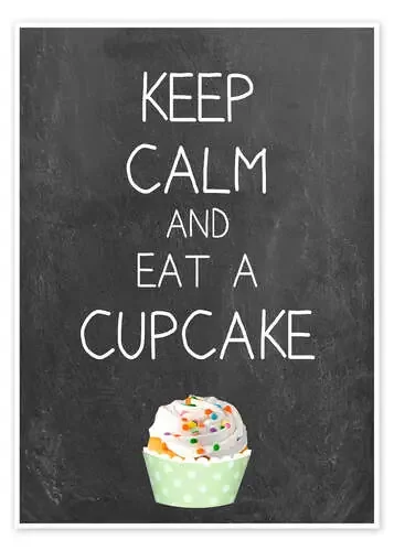 Keep calm and eat a cupcake de GreenNest