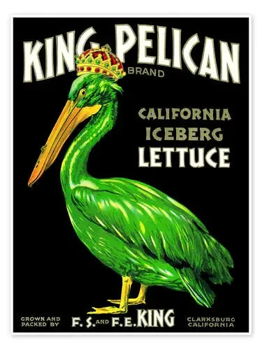 King Pelican (Inglés) de Vintage Advertising Collection