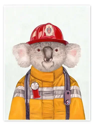 Koala Firefighter de Animal Crew
