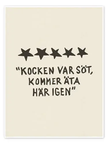 Kocken Var Söt de Andreas Magnusson 1x