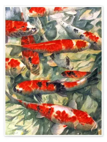 Koi Carp de Gareth Lloyd Ball Bridgeman Images