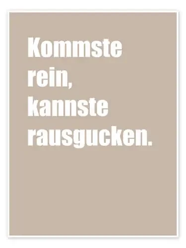 Kommste rein, kannste rausgucken de Typobox Editors Choice