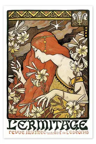 L‘Ermitage, 1897 de Paul Berthon Everett Collection