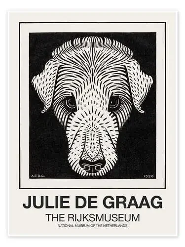 La cabeza del perro – Museo del Reino de Julie de Graag Exhibition Posters