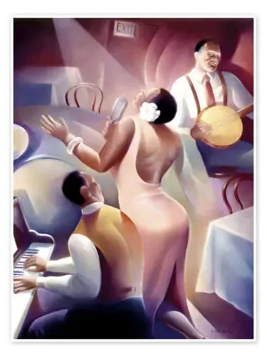 La cantante de jazz de Jesse Reisch MGL Licensing